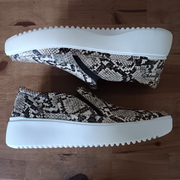 Vionic Kearny Loafer Sneaker Womens 8.5 W Snakeskin Slip-on Leather Orthotic - Picture 5 of 9